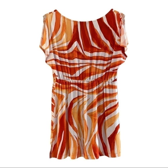 TOMMY Bahama swimsuit coverup. Gorgeous shades of orange and white print XS/TP
C - Picture 2 of 11